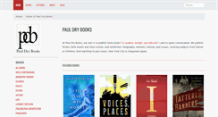 Desktop Screenshot of pauldrybooks.com
