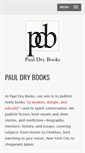 Mobile Screenshot of pauldrybooks.com